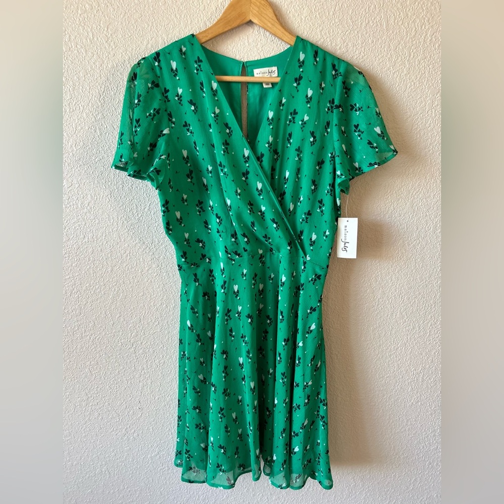Maison Jules Heart Midi Dress